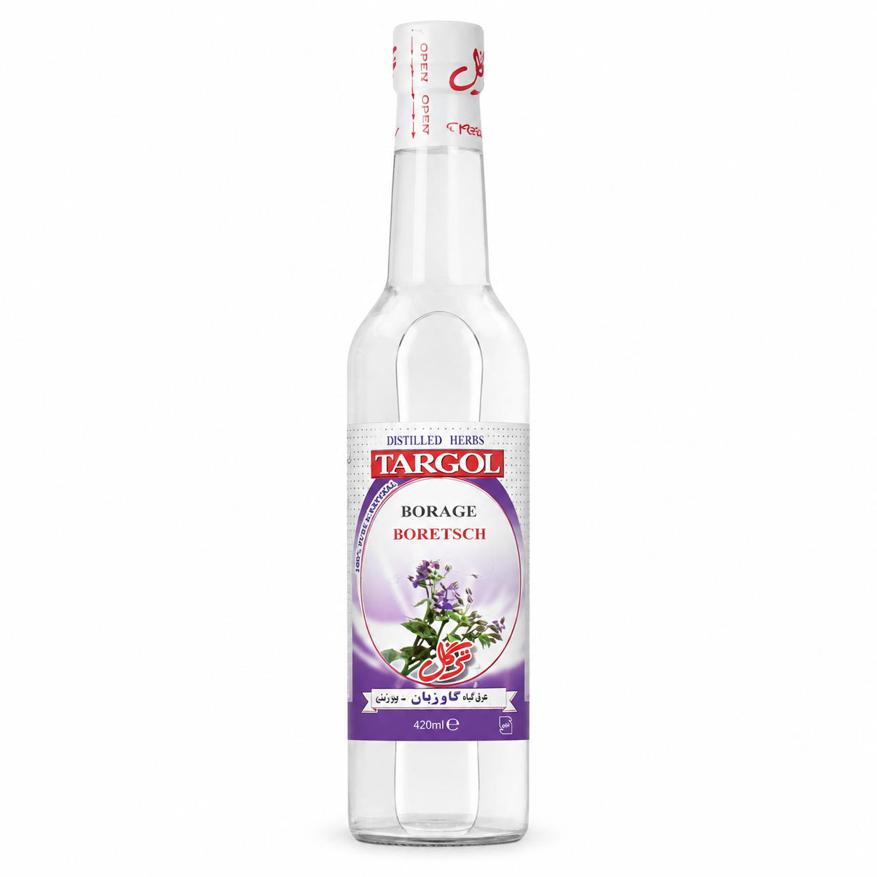 f03c89_2adbd37c20dd4c04b424fe55c8556994mv2.png Targol Borage Distilled Water 420ml - Image 1