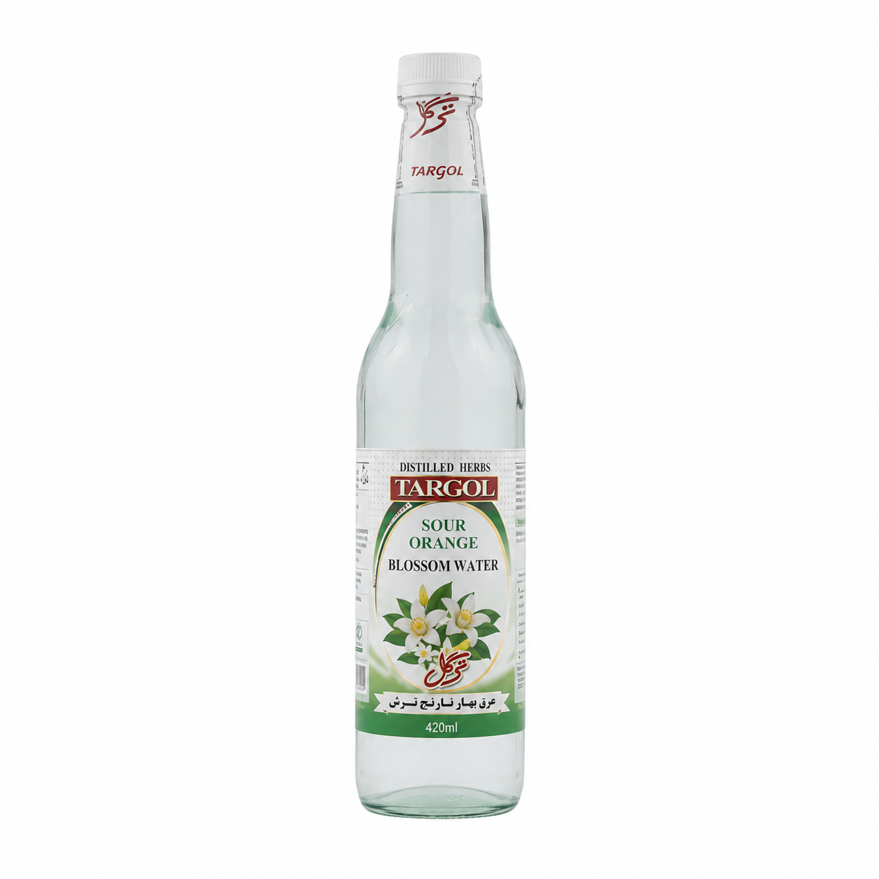 f03c89_3a566e7df0d6496a8c8a6d8558956911mv2.png Targol Sour Orange Blossom Water 420ml - Image 1