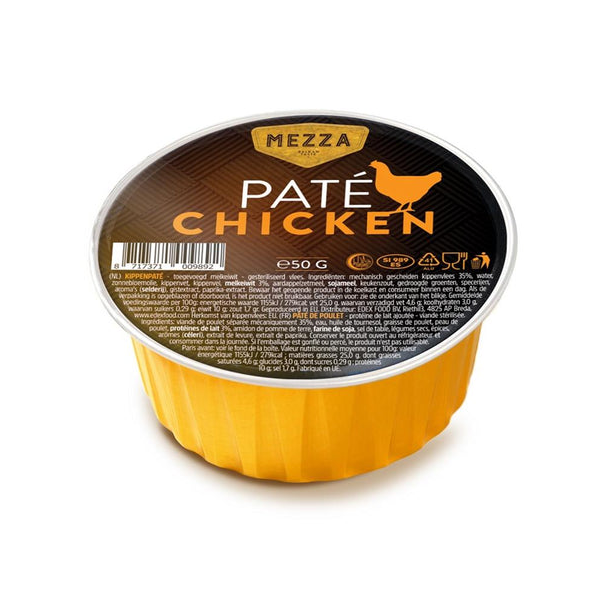 f03c89_4727cdbe6793426dbad9be92465a9f18mv2.png Mezza Chicken Pâté 50g - Image 1