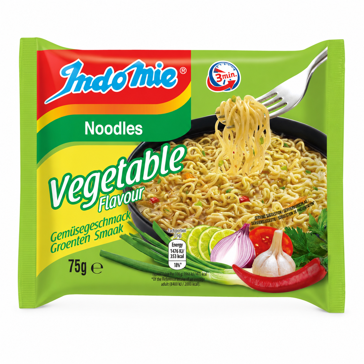f03c89_6c2935086dcc4be28df26782213e8cbbmv2.png Indomie Vegetable Instant Noodles 75g - Image 1