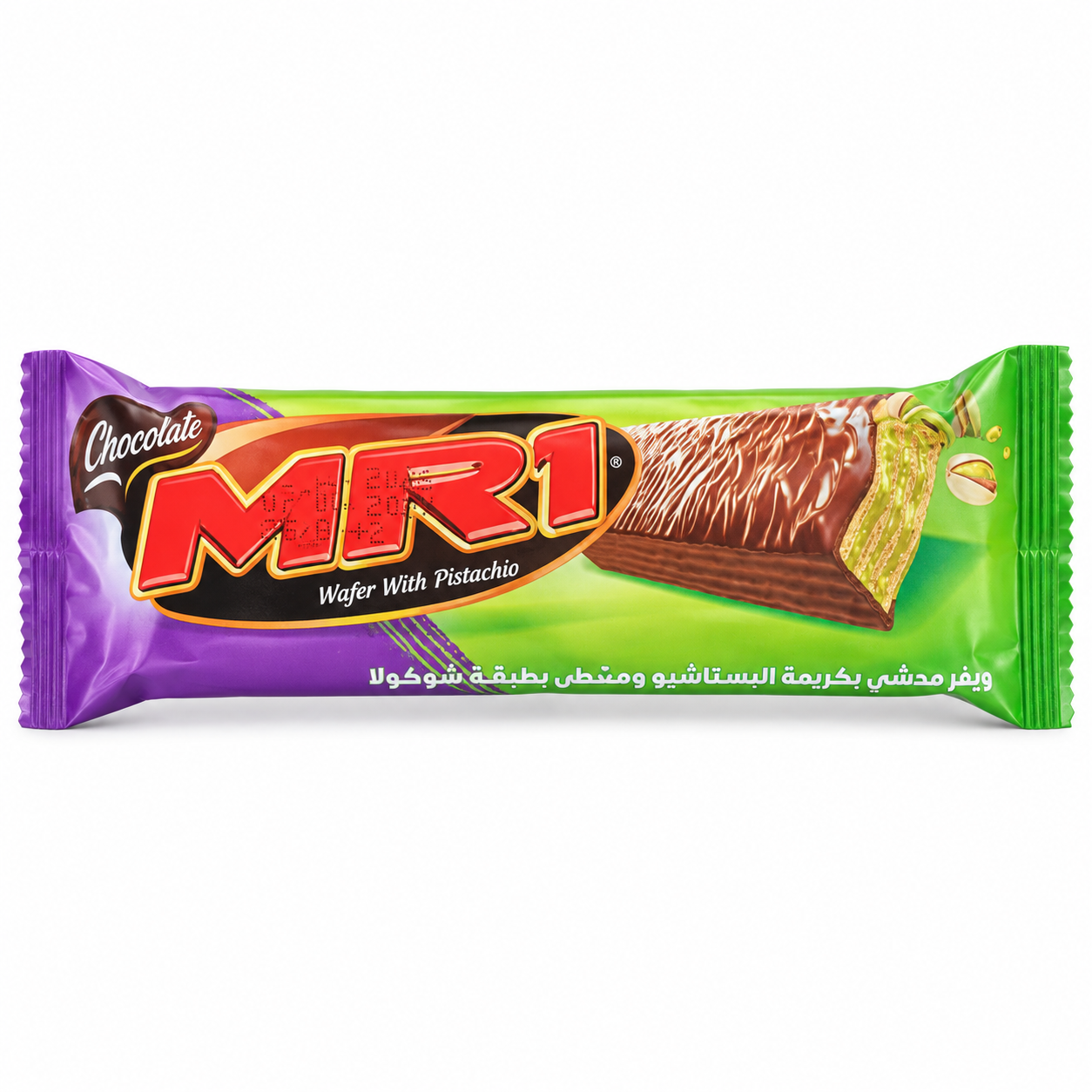 f03c89_7974d08f60b44609afe90da5269abd3fmv2.png MR1 Pistachio Wafer Bar 25g - Image 1