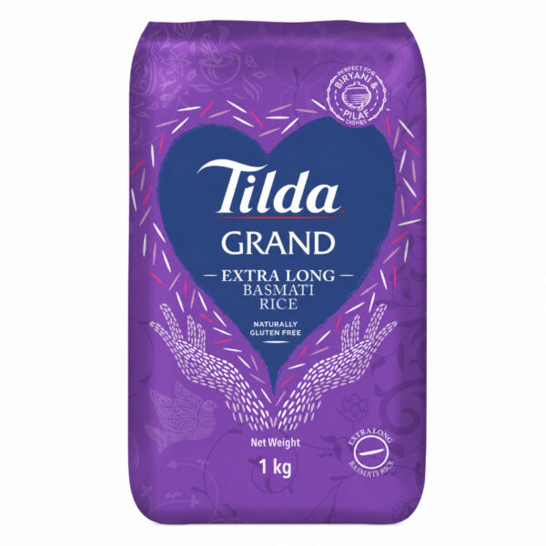 Tilda Grand Extra Long Basmati Rice 1kg