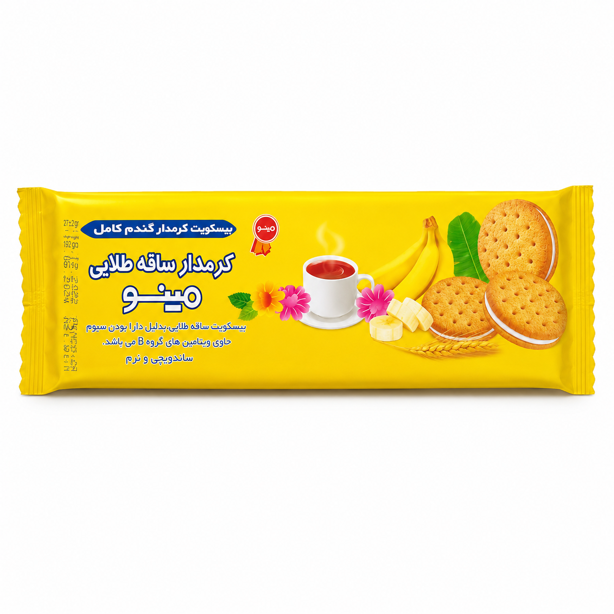 f03c89_b16782a1a58447d6950450c6cc7425dbmv2.png Minoo Saghe Talaie Banana Cream Biscuits 192g - Image 1