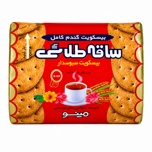 Minoo Saghe Talaie Whole Grain Biscuits 200g