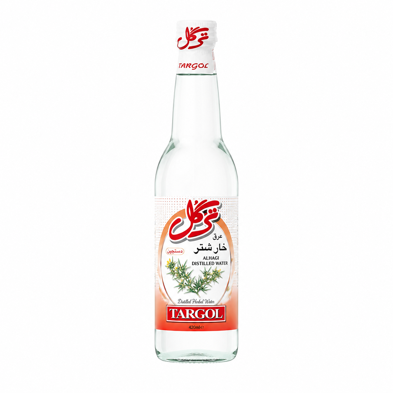 f03c89_d939e2e567004f5f9c6375f4ea2a8846mv2.png Targol Alhagi Distilled Water 420ml - Image 1